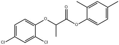 2,4-dimethylphenyl 2-(2,4-dichlorophenoxy)propanoate 구조식 이미지