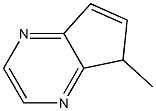 methylcyclopentapyrazine,5-methyl-5(H)-cyclopentapyrazine 구조식 이미지