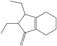 1H-Inden-1-one,2,3-diethyl-2,3,4,5,6,7-hexahydro-(9CI) 구조식 이미지