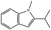 1H-Indole,1-methyl-2-(1-methylethyl)-(9CI) 구조식 이미지