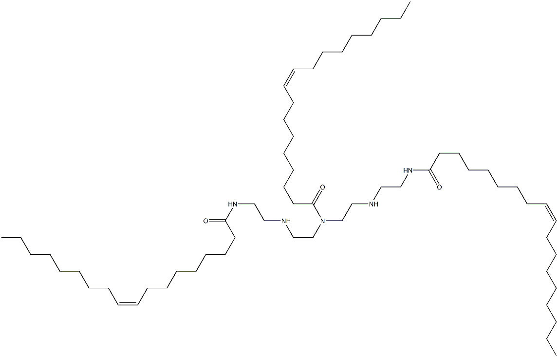 trioleic acid, triamide with N-(2-aminoethyl)-N'-[2-[(2-aminoethyl)amino]ethyl]ethane-1,2-diamine (1:1) Structure