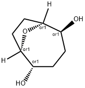 9-Oxabicyclo[4.2.1]nonane-2,5-diol, (1R,2S,5S,6S)-rel- (9CI) Structure