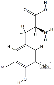 3,5-Di(125I)iodo-L-tyrosine Structure