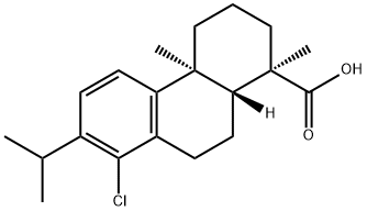 14-Chlorodehydroabietic acid 구조식 이미지