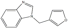 1H-Benzimidazole,1-(3-furanylmethyl)-(9CI) Structure