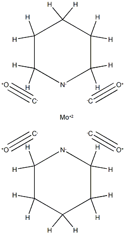 CIS-TETRACARBONYLBIS(PIPERIDINE)MOLYBDENUM 구조식 이미지