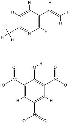poly-2-methyl-5-vinylpyridine picrate 구조식 이미지