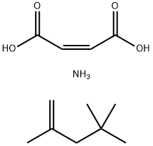 2-Butenedioic acid (Z)-, ammonium salt, polymer with 2,4,4-trimethyl-1-pentene 구조식 이미지