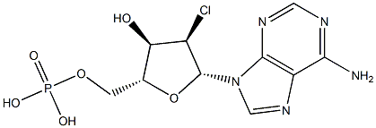 poly(2'-chloro-2'-deoxyadenylic acid) Structure