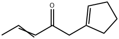 3-Penten-2-one,1-(1-cyclopenten-1-yl)-(9CI) Structure