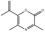 2H-1,4-Oxazin-2-one,3,5-dimethyl-6-(1-methylethenyl)-(9CI) 구조식 이미지