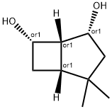 Bicyclo[3.2.0]heptane-2,7-diol, 4,4-dimethyl-, (1R,2R,5R,7S)-rel- (9CI) Structure