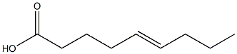 5-Nonenoic acid 구조식 이미지