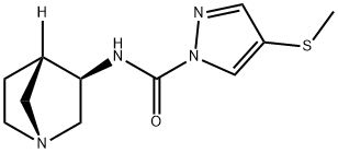 1H-Pyrazole-1-carboxamide,N-(1R,3R,4S)-1-azabicyclo[2.2.1]hept-3-yl-4- 구조식 이미지