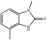 2H-Benzimidazole-2-thione,1,3-dihydro-1,4-dimethyl-(9CI) 구조식 이미지