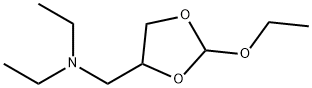 1,3-Dioxolane-4-methanamine,2-ethoxy-N,N-diethyl-(9CI) Structure