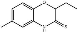 2H-1,4-Benzoxazine-3(4H)-thione,2-ethyl-6-methyl-(9CI) 구조식 이미지