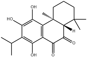 11,12,14-Trihydroxy-8,11,13-abietatriene-6,7-dione 구조식 이미지