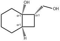 Bicyclo[4.2.0]octane-7-methanol, 6-hydroxy-, (1R,6S,7S)-rel- (9CI) Structure