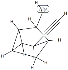 Tricyclo[2.2.1.02,6]heptan-3-ol, 5-ethynyl-, stereoisomer (9CI) Structure