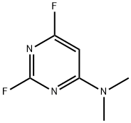 4-Pyrimidinamine,2,6-difluoro-N,N-dimethyl-(9CI) 구조식 이미지