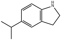1H-Indole,2,3-dihydro-5-(1-methylethyl)-(9CI) 구조식 이미지