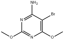 4-아미노-5-브로모-2,6-디메톡시피리미딘 구조식 이미지