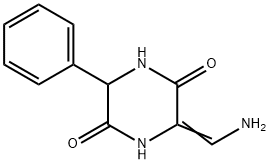Cefalexin IMpurity ( 3-aMinoMethylene-6-phenylpiperazine-2,5-dione) Structure