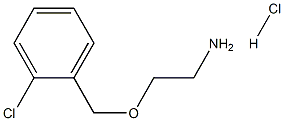 2-(2-CHLORO-BENZYLOXY)-ETHYLAMINE HYDROCHLORIDE Structure