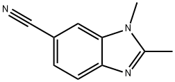1H-벤지미다졸-6-카르보니트릴,1,2-디메틸-(9CI) 구조식 이미지