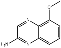 2-Quinoxalinamine,5-methoxy-(9CI) 구조식 이미지