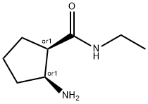 Cyclopentanecarboxamide, 2-amino-N-ethyl-, (1R,2S)-rel- (9CI) Structure