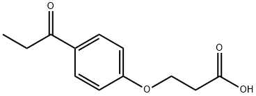 3-(4-propionylphenoxy)propanoic acid Structure