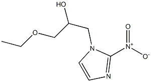 α-Ethoxymethyl-2-nitro-1H-imidazole-1-ethanol Structure