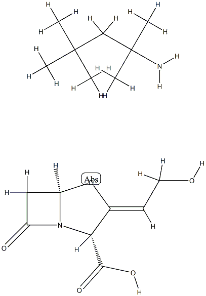 Clavulanic Acid 2-AMino-2,4,4-triMethylpentane Salt 구조식 이미지