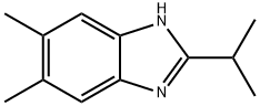 1H-Benzimidazole,5,6-dimethyl-2-(1-methylethyl)-(9CI) 구조식 이미지