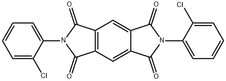 2,6-Bis(2-chlorophenyl)benzo[1,2-c:4,5-c']dipyrrole-1,3,5,7(2H,6H)-tetrone 구조식 이미지