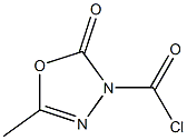 1,3,4-Oxadiazole-3(2H)-carbonyl chloride, 5-methyl-2-oxo- (9CI) 구조식 이미지