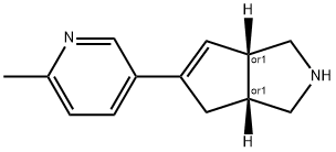 Cyclopenta[c]pyrrole, 1,2,3,3a,4,6a-hexahydro-5-(6-methyl-3-pyridinyl)-, (3aR,6aS)-rel- (9CI) 구조식 이미지
