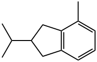 1H-Indene, 2,3-dihydro-4-methyl-2- (1-methylethyl)- 구조식 이미지