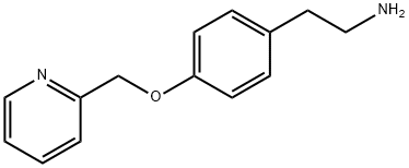 2-[4-(피리딘-2-일메톡시)페닐]에탄아민 구조식 이미지