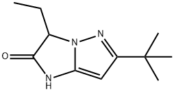 1H-Imidazo[1,2-b]pyrazol-2(3H)-one,6-(1,1-dimethylethyl)-3-ethyl-(9CI) Structure