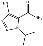 1H-1,2,3-Triazole-5-carboxamide,4-amino-1-(1-methylethyl)-(9CI) 구조식 이미지