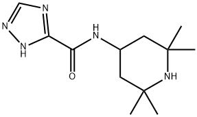 1H-1,2,4-Triazole-3-carboxamide,N-(2,2,6,6-tetramethyl-4-piperidinyl)-(9CI) 구조식 이미지