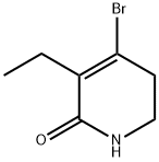 2(1H)-Pyridinone,4-bromo-3-ethyl-5,6-dihydro-(9CI) Structure