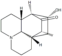 (15R)-5β-하이드록시-15-메틸리코포단-8-온 구조식 이미지