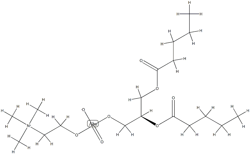 L-A-PHOSPHATIDYLCHOLINE DIVALEROYL Structure