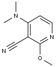 3-Pyridinecarbonitrile,4-(dimethylamino)-2-methoxy-(9CI) 구조식 이미지
