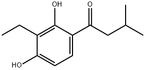 1-Butanone,1-(3-ethyl-2,4-dihydroxyphenyl)-3-methyl-(9CI) Structure