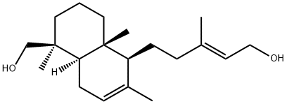 (1S)-1,2,3,4,4a,5,8,8aα-Octahydro-5β-[(E)-5-hydroxy-3-methyl-3-pentenyl]-1,4aβ,6-trimethyl-1β-naphthalenemethanol 구조식 이미지